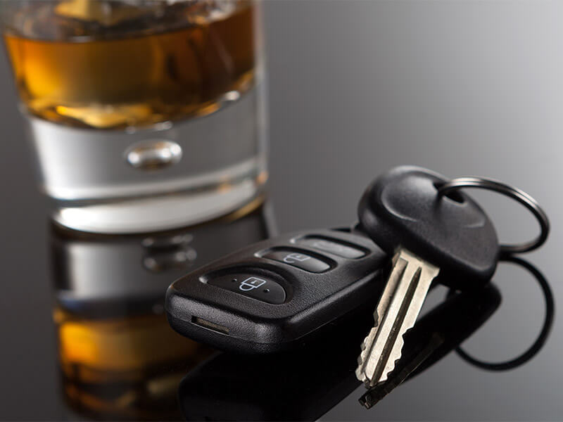 alcohol and car keys